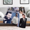 thumbnail image 5 of Cool #7 Jamie Dornan Blanket Ultra Soft Flannel Fleece Blanket Stylish Bedroom Living Room Sofa Warm Blanket All Season Use 40""*50"" （100 * 130cm）, Style-11, 5 of 5