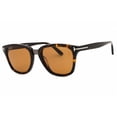 thumbnail image 1 of Tom Ford FT1213 52E Men's Dark Havana Acetate Full Rim Sunglasses, 1 of 2