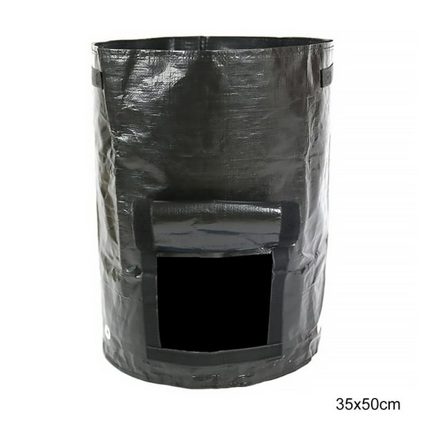 Bolsa de siembra de patatas de tela de PE Bolsas de contenedores de cultivo de verduras Maceta de jardín de plantación de bricolaje kenally HA5721-21B