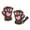 Brown, variant on Waroomhouse 1 Pair Women Winter Gloves Half-finger Cat Paw Shape Thick Plush Elastic Warm Heat Retention Non-slip Windproof Wrist Protection Cycling Riding Mittens