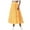 Yellow, variant on yueewhu Women's Smocked High Waist Maxi Skirt Casual Boho Long Skirts with Pockets (Red, XL)