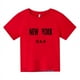 thumbnail image 5 of 2024 HOT New York Boys Tees Camiseta de verano para niños Camiseta de manga corta Ropa para niños Tops estampados para niñas Negro Blanco Gris Rojo Negro Amarillo, 5 of 5