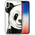 thumbnail image 1 of Case Yard iPhone-XS-Max Case Clear Soft & Flexible TPU Ultra Low Profile Slim Fit Thin Shockproof Transparent Bumper Protective Cover Drop Protective Cell Phone Cases (Panda Face), 1 of 8