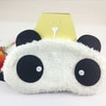 thumbnail image 3 of Miangastore Masque pour les Yeux Panda Couleur Assortie Tissu Peluche 10 Pcs 7.5 x 4.7 x 3.9 Po, 3 of 8