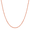 Rose, variant on 18K Gold Diamond-Cut Singapore Chain Necklace - Adjustable Minimalist 3mm Dainty Chain for Women 18.1" C0510269