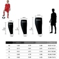 thumbnail image 3 of Uantc Soccer Sleeves 2 Pairs - Soccer Shin Guard Sleeves - Calf Support Compression Sleeves - Protective Soccer Equipment for Boys Girls Men Women BlackM, 3 of 5
