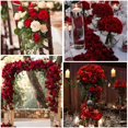 thumbnail image 4 of Rosas artificiales Jasion Velvet Silk, 12 unidades, para bodas y hogar, 4 of 8