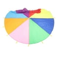 thumbnail image 4 of Los niños juegan con paracaídas, paracaídas arcoíris para niños, juegos físicos para niños al aire libre, juguete para hacer ejercicio, juego cooperativo al aire libre en grupo, confiable y duradero, 4 of 8
