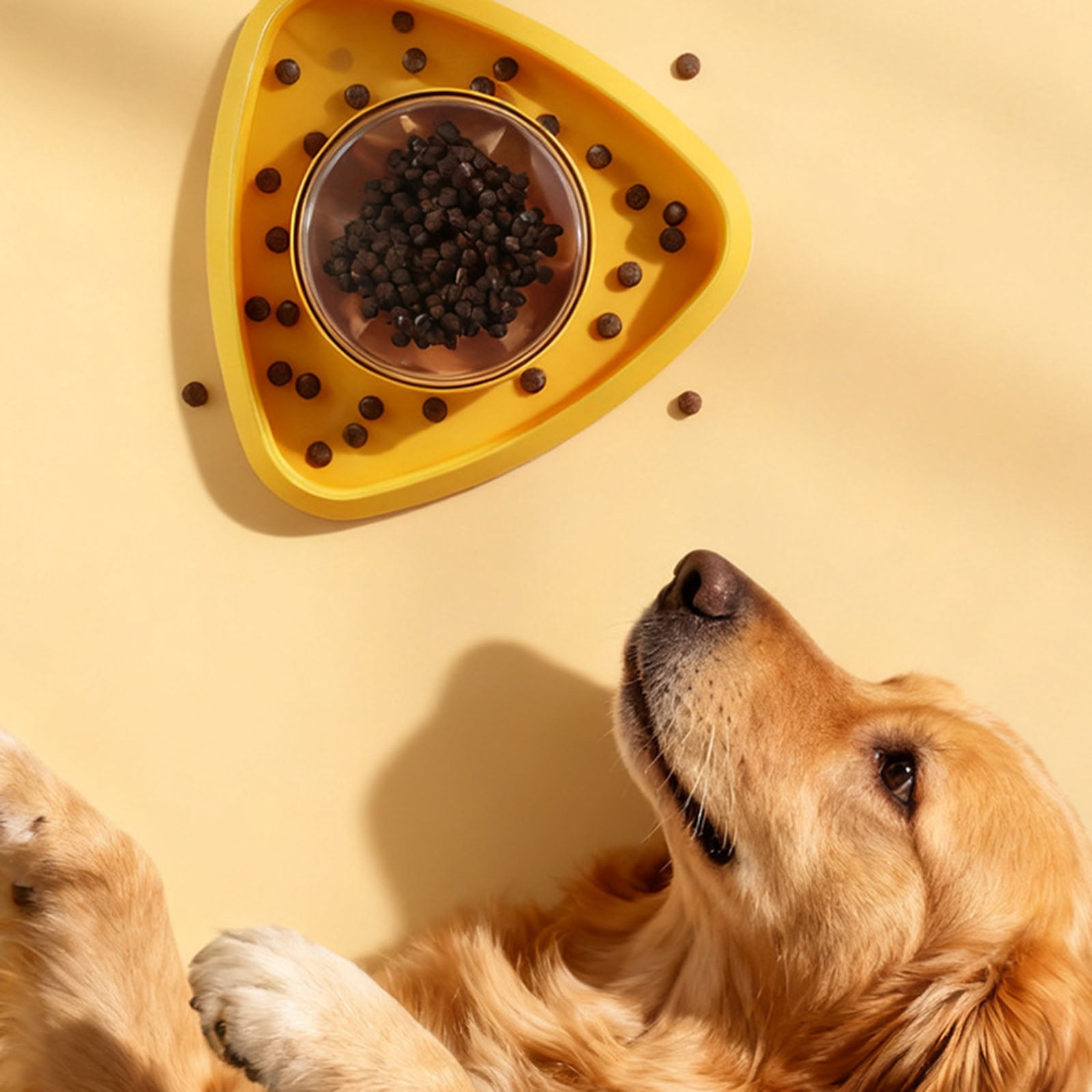 360° Rotating Puzzle Feeder for Cats and Dogs - Interactive Treat Dispenser Toy for Indoor Play, Slow Eating & Mental Stimulation