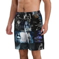 thumbnail image 2 of Corpse Bride Men's Swim Trunks Quick Dry Beach Board Shorts with Pockets Mesh Lining Bathing Suits, 2 of 7