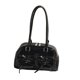 thumbnail image 1 of Bolso de hombro de piel sintética para mujer, con lazo y cierre de cremallera, estilo tote Negro, 1 of 9
