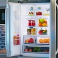 thumbnail image 6 of Sorbus Clear Storage Bins - Multi-Purpose Organizers for Kitchen, Pantry, Fridge, and Cabinet (Medium, 4 Pack), 6 of 9