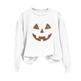 thumbnail image 6 of AnuYalue Sweatshirt for Women Rhinestone Ghost Pumpkin Crewneck Pullover Tops for Holiday Party, 6 of 6