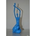 thumbnail image 2 of Nifao Modern Art Dancer in Action Blue Resin Statue – Home Office Decor Sculpture, 4"L x 6"W x 13"H, 2 of 8