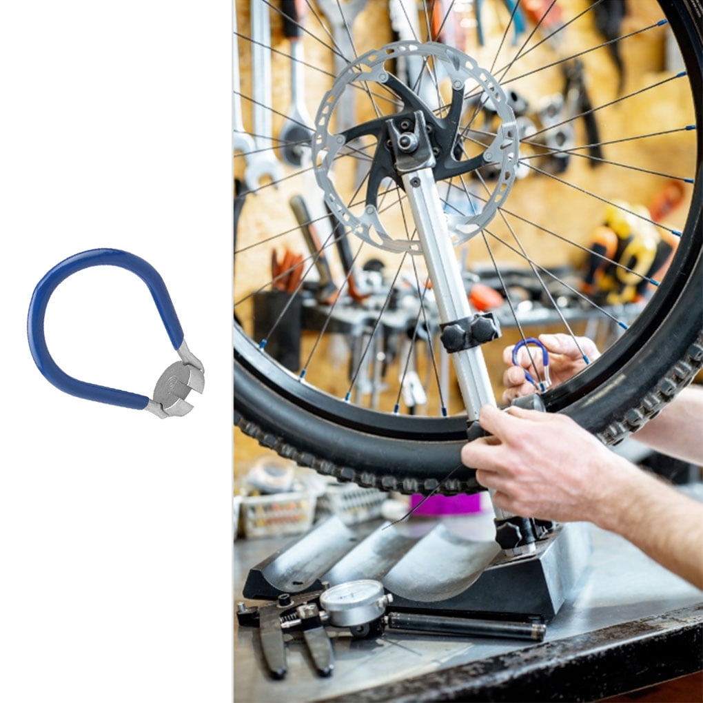 Bike Wheels Wrench Bicycle Cycling Spoke Nipple Key Adjuster Tools Blue Spa R9X4 