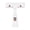 White, variant on Rotatable Retail Sign Clip Stands, Double-Sided Swivel Plastic Price Tag Holders, Adjustable Merchandise Display Clamps, Multi-Angle Menu and Label Fasteners for Clothing Racks, Shop Counters,White