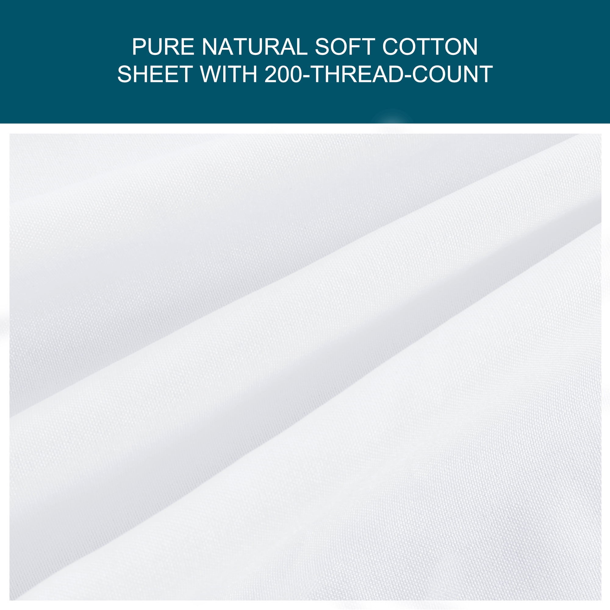 115 Wide Cotton - 200 Thread Count - White – SewBatik