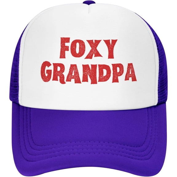 Foxys-Grandpa Hat Black Baseball Cap Men Women Trucker Hat