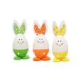 thumbnail image 2 of Easter Bunny Egg Decoration, Soft Fabric Easter Egg Ornament for Tabletop Shelf and Desk Display, Spring Home Office Decorative Bunny Egg Accent, 2 of 5