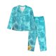 thumbnail image 1 of Balery Coral And Seashell On The Beach Conjunto de Pijama con Estampado para Mujer, Conjunto de Dos Piezas con Manga Larga, Ropa de Dormir Suave con Bolsillos, Pijamas Cómodos-Large, 1 of 7