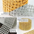 thumbnail image 3 of Efavormart Shinny Faux Mesh Ribbon Wrap Roll for Arts and Crafts Decorations and Cake Decorations - 4.75" x 10yards Gold, 3 of 10
