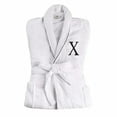 thumbnail image 2 of Superior Cotton Adult Unisex Embroidered White Bathrobe, Large-X Large, X, 2 of 5