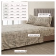 thumbnail image 5 of Great Bay Home Rustic Inspired Microfiber Sheet Set (Twin, Bear Mountain), 5 of 7