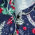 thumbnail image 5 of 12M-6T Toddler Boys Girls Silk Satin Christmas Family Matching Pajama Sets, SILVERCELL 2Pcs Kids Long Sleeve Button Down Pajamas Sleepwear Pj Set, 5 of 7