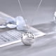 thumbnail image 3 of Collar de color plata con colgante estilo mujer, collar abierto para mujer, collar multifuncional, 3 of 5