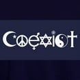 thumbnail image 3 of CafePress - Coexist Sweatshirt - Pullover Hoodie, Classic & Comfortable Hooded Sweatshirt, 3 of 4