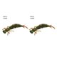 thumbnail image 3 of Wosthever 10 Uds. De cebos de insectos de simulación, señuelos de pesca portátiles, cebos de pesca suaves reutilizables, 100MM, tipo G GRAMO 100MM 2piezas Wosthever CBP149568, 3 of 6