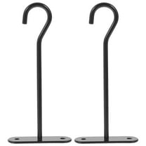 NUOLUX Iron Wall Mount Plants Hooks 2Sets Simple Structure for Balcony Porch Homeowners Gardeners