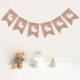 thumbnail image 5 of Taotanxi Easter Burlap Bunny Garland | Burlap Rabbit Garland Banner | Easter Decorations | Rustic White Bunny Garland for Mantle, 5 of 6