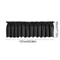 thumbnail image 5 of JVBTVB Valance Cottage Style Solid Color Polyester Window Treatment with Rod Pocket for Home Decor, Light Blocking Curtain Valances 18x54 Inch, 5 of 6