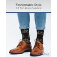 thumbnail image 5 of MeMoi Bicycles Patterned Bamboo Blend Men's Crew Sock - Mens - Male, 5 of 10