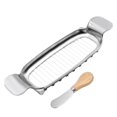 thumbnail image 2 of Soumake Stainless Steel Cheese Slicer Cutter Wire Butter Slicer for Block Cheese Efficient Cutting Cheese Spatula for Cakes Fruits Kitchen Home Gift, 2 of 7