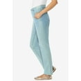 thumbnail image 3 of Woman Within Plus Size Straight-Leg Stretch Denim Five-Pocket Jeans, 3 of 6