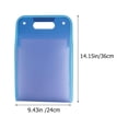 thumbnail image 2 of LOVEVER Plastic Accordion File Organizer for Home Use Portable Lightweight with 4 Pcs Assorted Color 8.5 x 11 Inches, 2 of 8