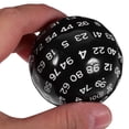 thumbnail image 3 of 100 Sided Polyhedral Dice for Gaming and Decoration White Acrylic Durable MultiFunctional, 3 of 9
