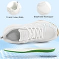 thumbnail image 4 of Ecetana Womens Sneakers Lightweight Breathable Tennis Walking Shoes for Women, 4 of 8
