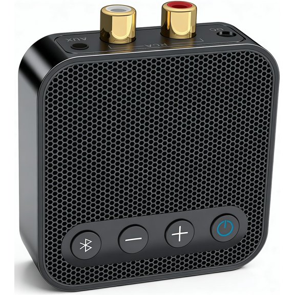Bluetooth 6.0 Receiver for Home Stereo - RCA/3.5mm AUX Output