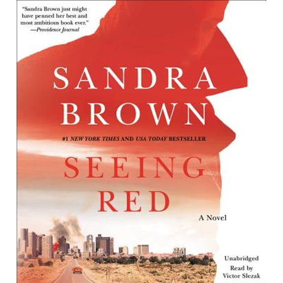 Pre-Owned Seeing Red (Audiobook) by Sandra Brown, Victor Slezak