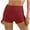Wine, variant on High Waist Biker Shorts for Women No Front Seam Soft Yoga Workout Gym Bike Shorts Athletic Shorts
