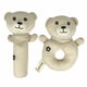 thumbnail image 1 of Set de 2 Sonajas Para Bebe DARA BABY Juguete de Peluche Felpa Extra Suave, 1 of 5