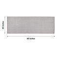 thumbnail image 3 of Arkwright Long Kitchen Area Rug (20x60), Skid-Resistant Backing, Silver, 3 of 5