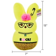 Peeps Peep Easter 15in Emo Yellow Punk Rock Bunny Plush New with Tag