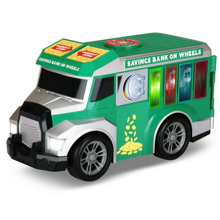 10" Road Rocker Sort N' Save Bank Truck W/ Lights & Sounds