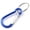 Blue, variant on 3 Inch Carabiner Clips with Keyrings Aluminum D-Ring Spring Lock Hooks: 1CT