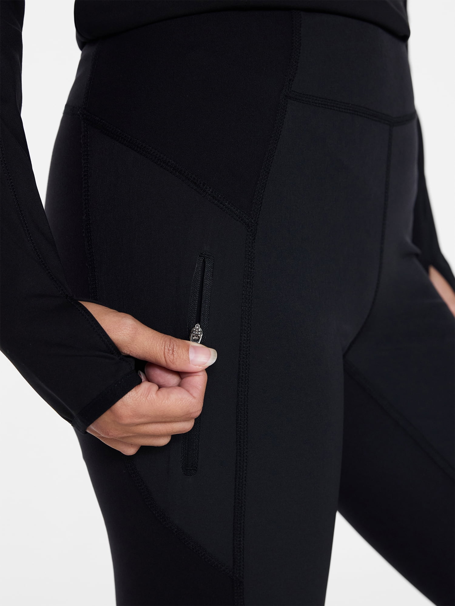 Ozark Trail Women's and Women's Plus Size Hybrid Leggings, Sizes XS-2X