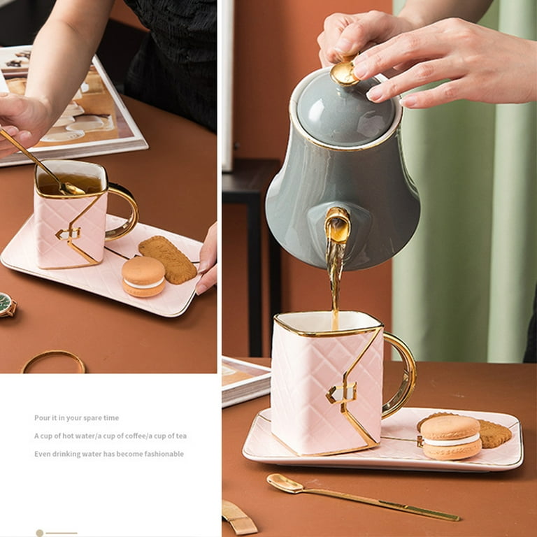  Asiasioc Purse Mug Bag Shaped Ceramic Cup Coffees Mug